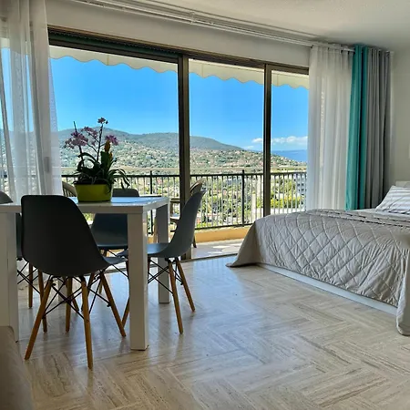 My Resid Cannes Vue Marina Et Vue Montagne דירה